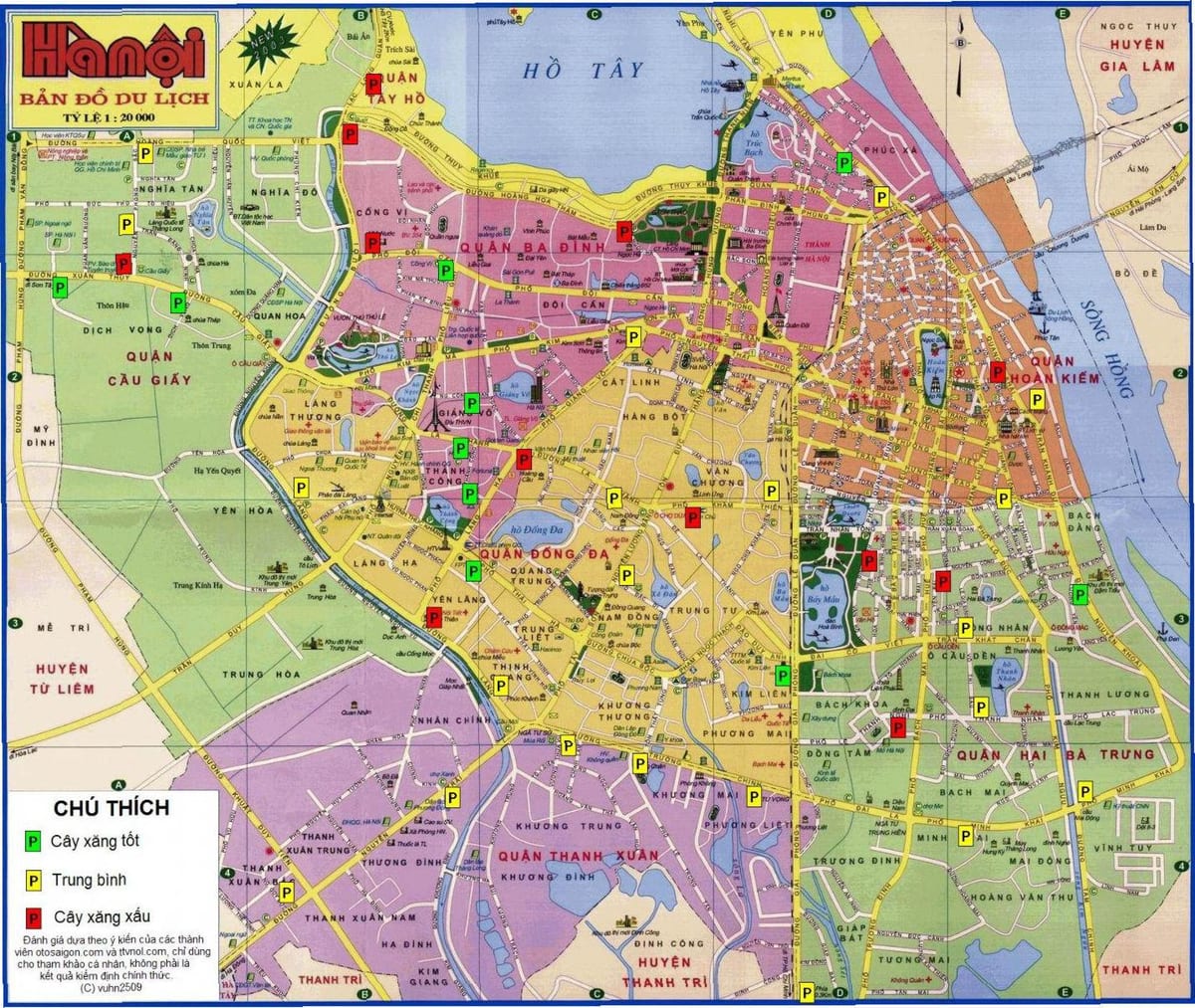 hà nội bản đồ của việt nam