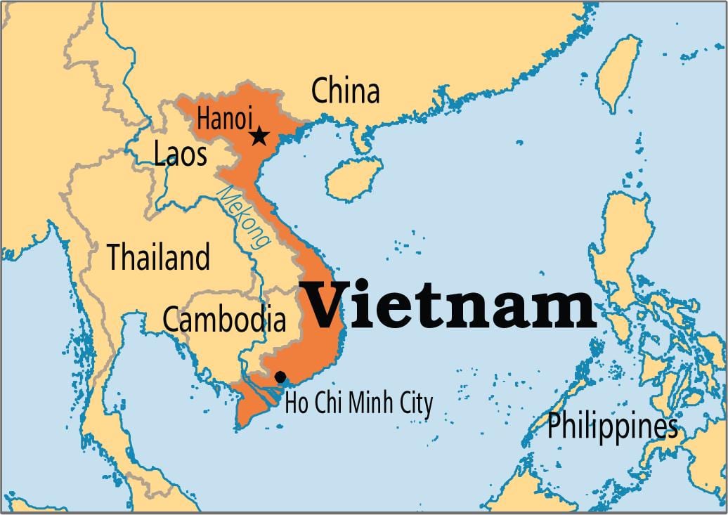Bản đồ của hà nội thế giới