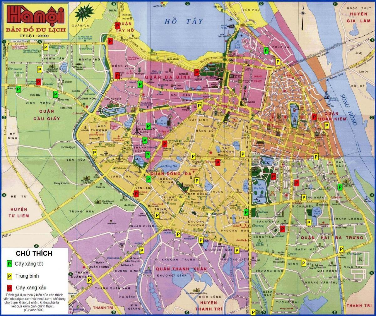 hà nội trên bản đồ
