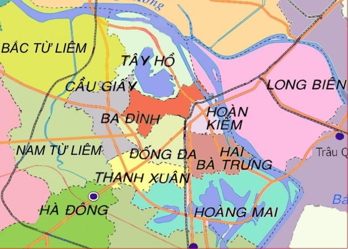 Bản đồ của hà đông hà