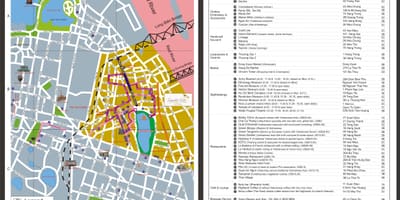 Hà nội ngắm cảnh bản đồ