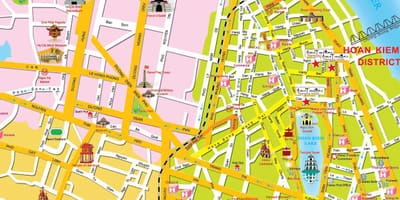 Hà nội bản đồ du lịch