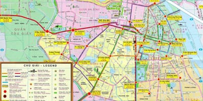 Bản đồ của hà nội giao thông công cộng
