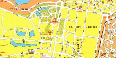 Bản đồ thành phố trung tâm